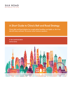 this report - Silk Road Associates