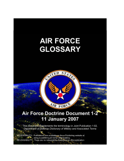 Air Force Glossary - GlobalSecurity.org