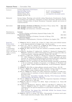 CV - Imperial College London