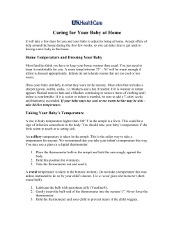 Caring For Your Baby At Home