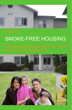 Smoke Free Housing - Snohomish Health District