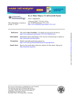 IL-2: More Than a T Cell Growth Factor