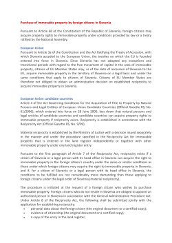 Purchase of immovable property by foreign citizens in