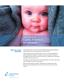 - Cystic Fibrosis Canada