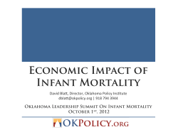 Economic Impact of Infant Mortality