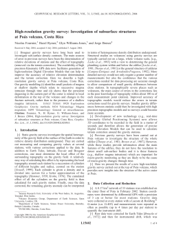 High-resolution gravity survey: Investigation of subsurface