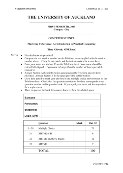 Questions - Department of Computer Science