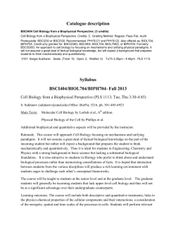 BSCI 404/BIOL 704/BIPH 704