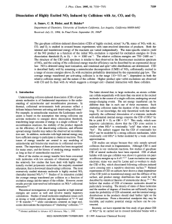 Dissociation of Highly Excited NO2 Induced by