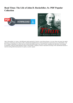 Read Titan: The Life of John D. Rockefeller, Sr. PDF