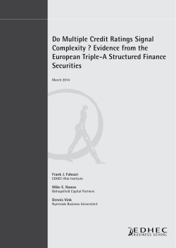 Do Multiple Credit Ratings Signal Complexity