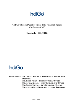 Earnings Call Transcript