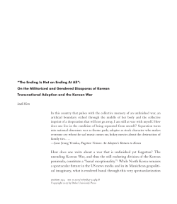 How does one write about a war that is unfinished yet forgotten? The