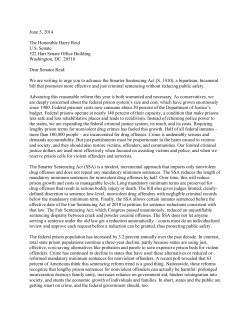 June 5, 2014 The Honorable Harry Reid US