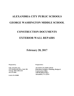 ALEXANDRIA CITY PUBLIC SCHOOLS GEORGE WASHINGTON