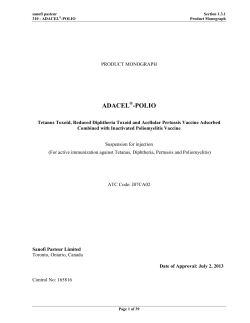 adacel -polio - VaccineShoppeCanada