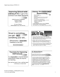 COSA Secondary 2012 PRINT