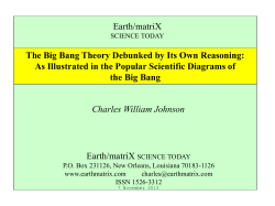 The Big Bang Theory Debunked by Its Own Reasoning