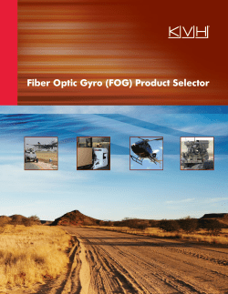 Fiber Optic Gyro (FOG) Product Selector