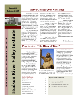 Featured Historic Site - The Hudson River Valley Institute