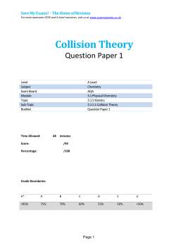 Collision Theory