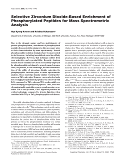 Selective Zirconium Dioxide-Based Enrichment