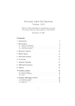 Previously Asked Oral Questions Version: 2.6.3