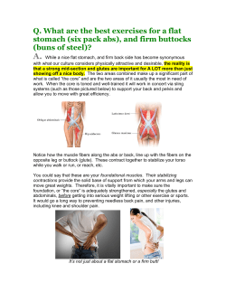 Q. What are the best exercises for a flat stomach (six pack abs), and