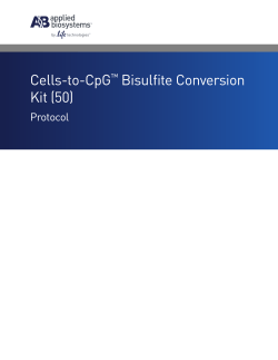 Cells-to-CpG&trade; Bisulfite Conversion Kit (50)