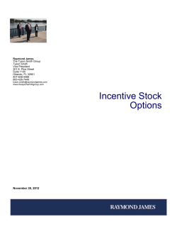 Incentive Stock Options