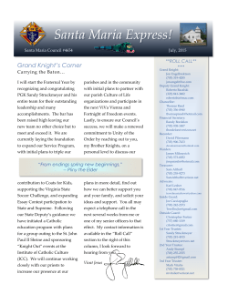 Santa Maria Express! - Virginia Knights of Columbus