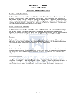 Math - North Kansas City School District