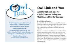 Owl Link and You