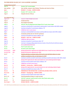 FEATHER RIVER COLLEGE 1997