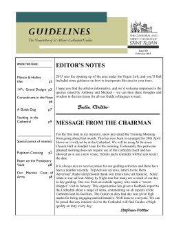 guidelines - St Albans Cathedral