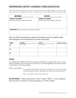 prewriting setup (generic periodization)