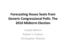 Forecasting House Seats from Generic Congressional Polls: The
