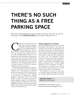 ThErE`S No SUch ThiNg AS A FrEE pArKiNg SpAcE