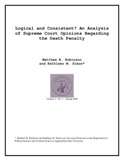 An Analysis of Supreme Court Opinions