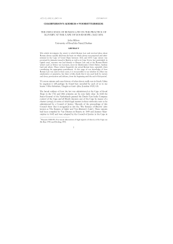 full text - Classical Association of South Africa