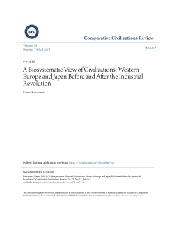 A Biosystematic View of Civilizations