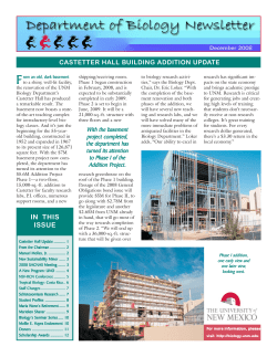 December 2008 Newsletter