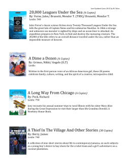 20,000 Leagues Under the Sea (6 Copies) A Dime a Dozen (6