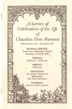 Parsons, Claudius Elvin