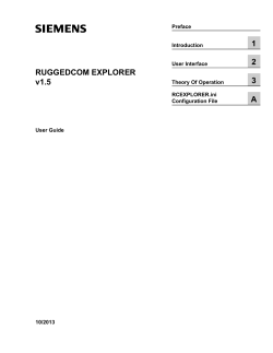 RUGGEDCOM EXPLORER
