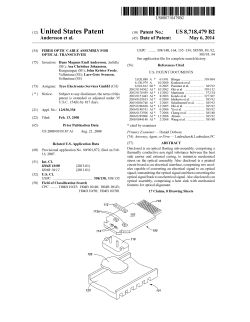 Fiber optic cable assembly for optical transceiver
