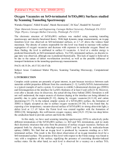 Oxygen Vacancies on SrO-terminated SrTiO3(001) Surfaces studied