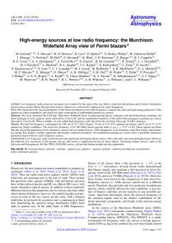 High-energy sources at low radio frequency: the Murchison