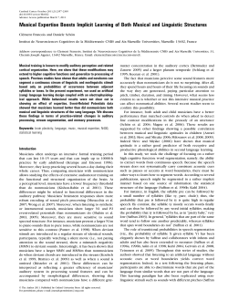 Musical Expertise Boosts Implicit Learning of