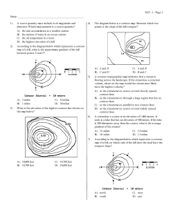 Name: 1) A vector quantity must include both magnitude and